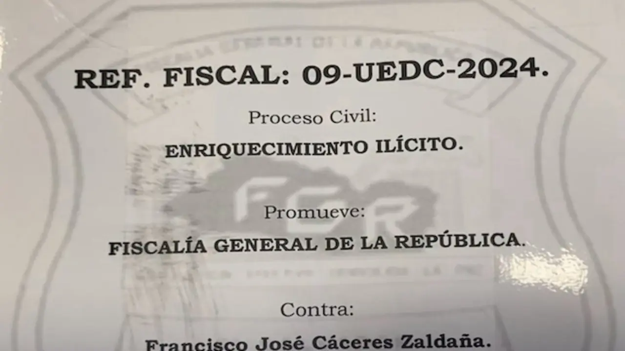 Francisco Cáceres enriquecimiento ilícito