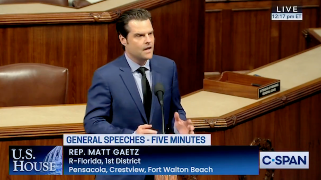 Matt Gaetz Republicano Florida Caucus El Salvador