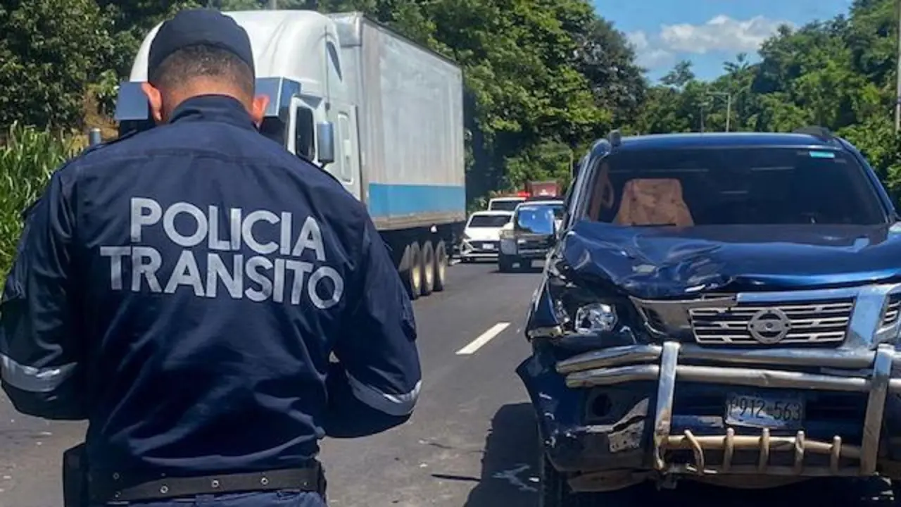 Motociclista muere atropellado por vehículo Santa Ana 14-07-2024