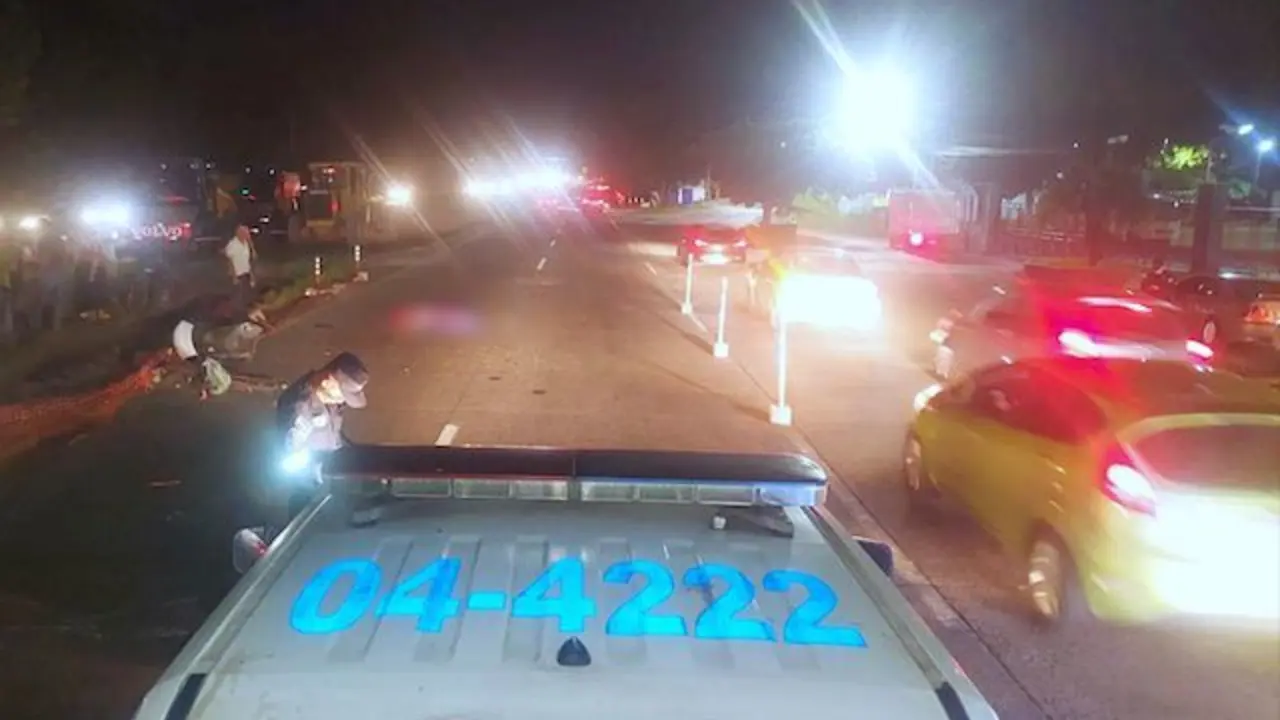 Ciclista fallece atropellado Colón La Libertad 19-07-2024