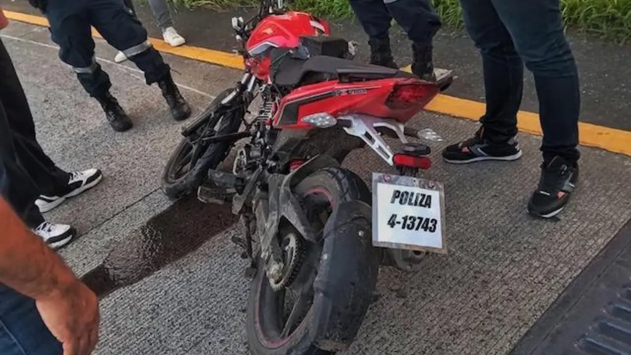 Motociclista fallecido km 38 Comalapa 25-07-2024