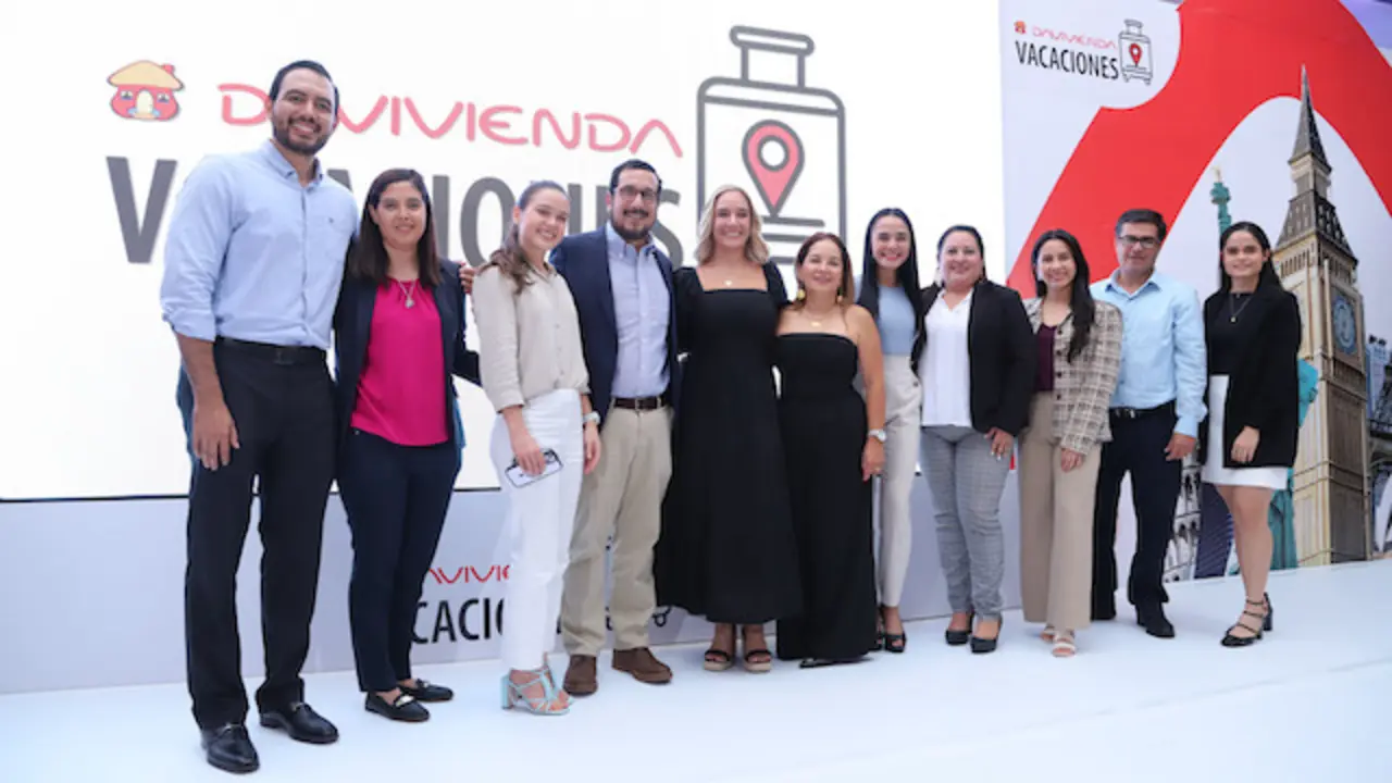 Lanzamiento CAV DAvivienda, para clientes que desean pagar sus viajes con las Tarjetas de Pago Davivienda, el 28 de agosto de 2024, en el Hotel Hilton, San Salvador, El Salvador
Foto Banco Davivienda/ Salvador Mel&eacute;ndez