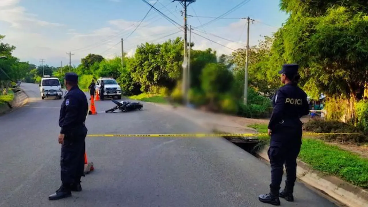 Motociclista fallecido Chalchuapa 26-09-2024