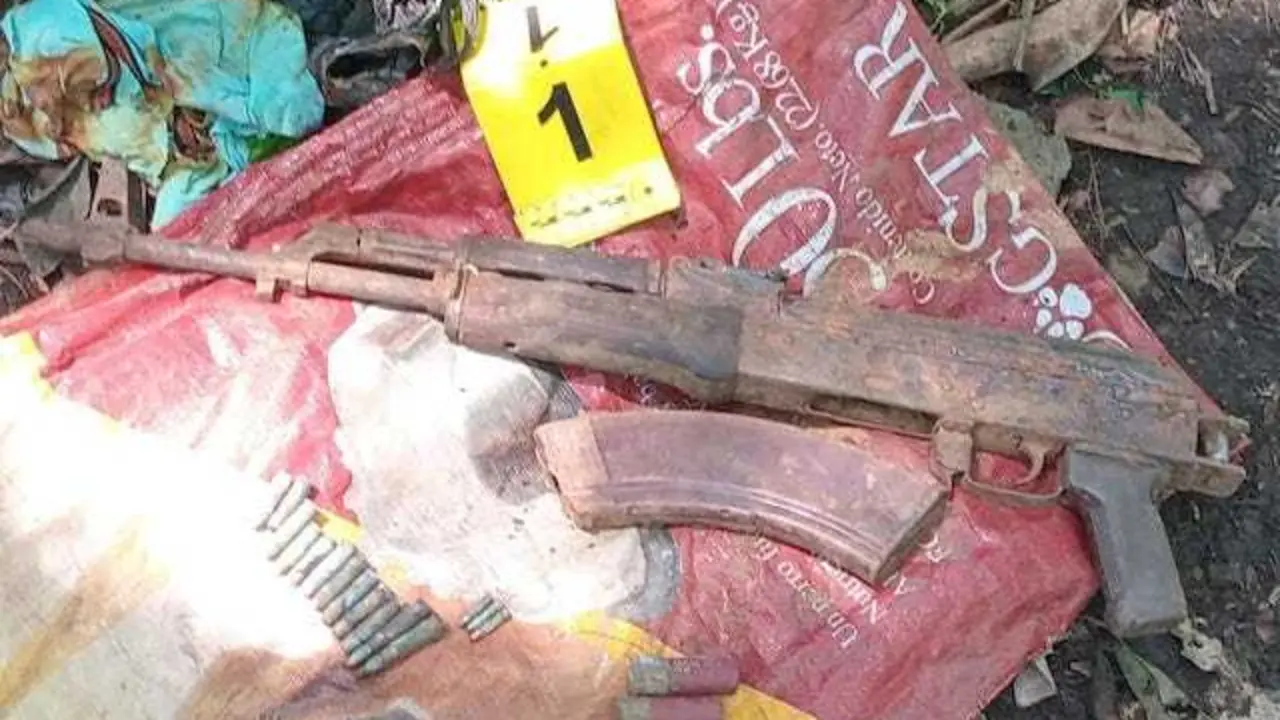 Daniel de Jesús Martínez Pascacio, alias Travieso, MS-13 arma de fuego abandonada 1