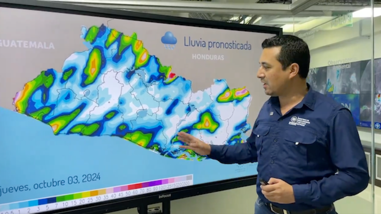 Jueves 3 de octubre 2024 lluvias MARN