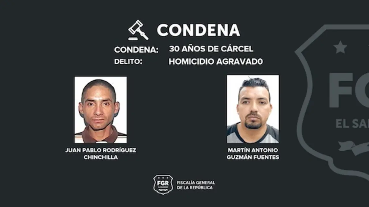 Juan Pablo Rodr&iacute;guez Chinchilla y Mart&iacute;n Antonio Guzm&aacute;n Fuentes homicidio agravado