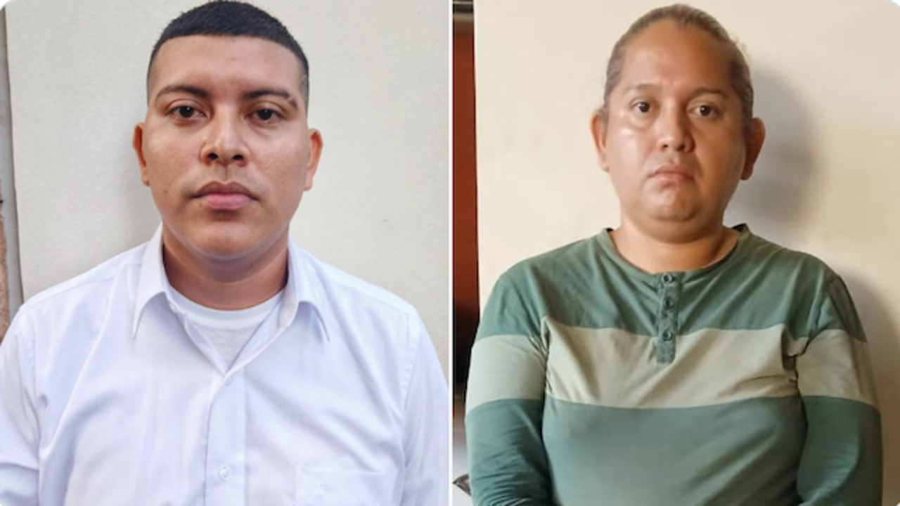 Víctor Manuel Hernández Meléndez, 28 años, y Francisco Javier García Valencia, 36 años, uso y tenencia de documentos falsos