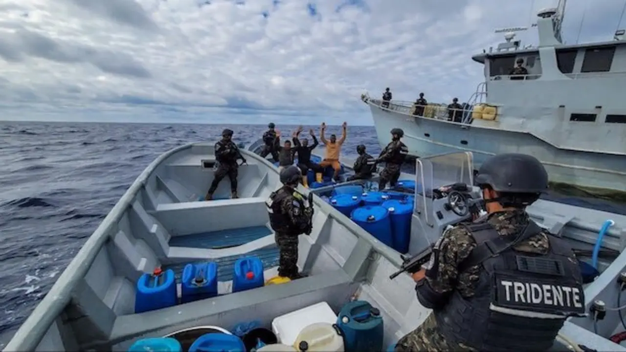 Marina Nacional Fuerza Naval decomiso de droga 23-11-2024