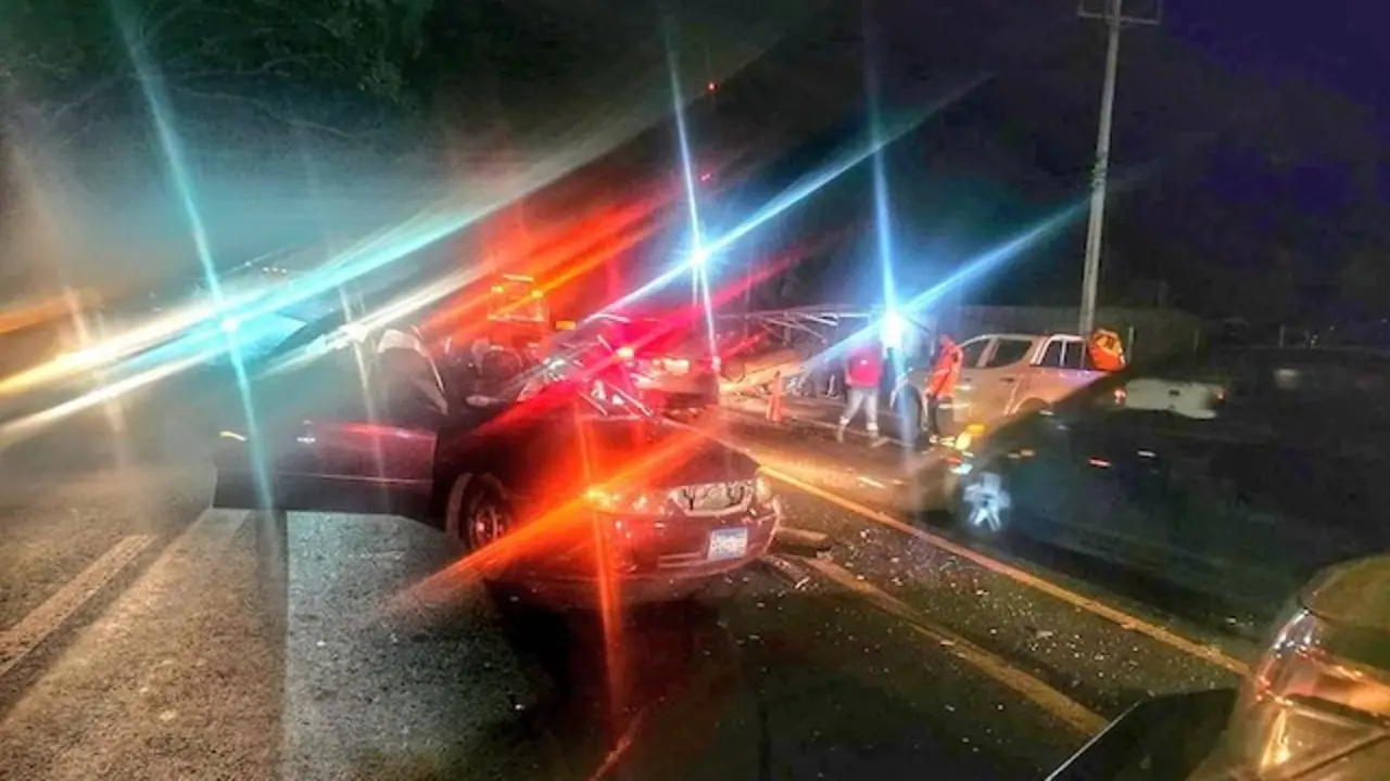 Accidente niño 2 años fallecido carretera Ahuachapán. Santa Ana 22-12-2024