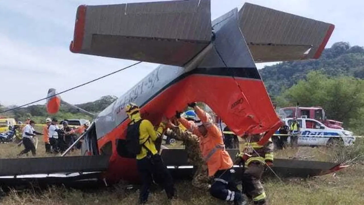 Avioneta CESSNA YS-153-PE accidentada Changallo