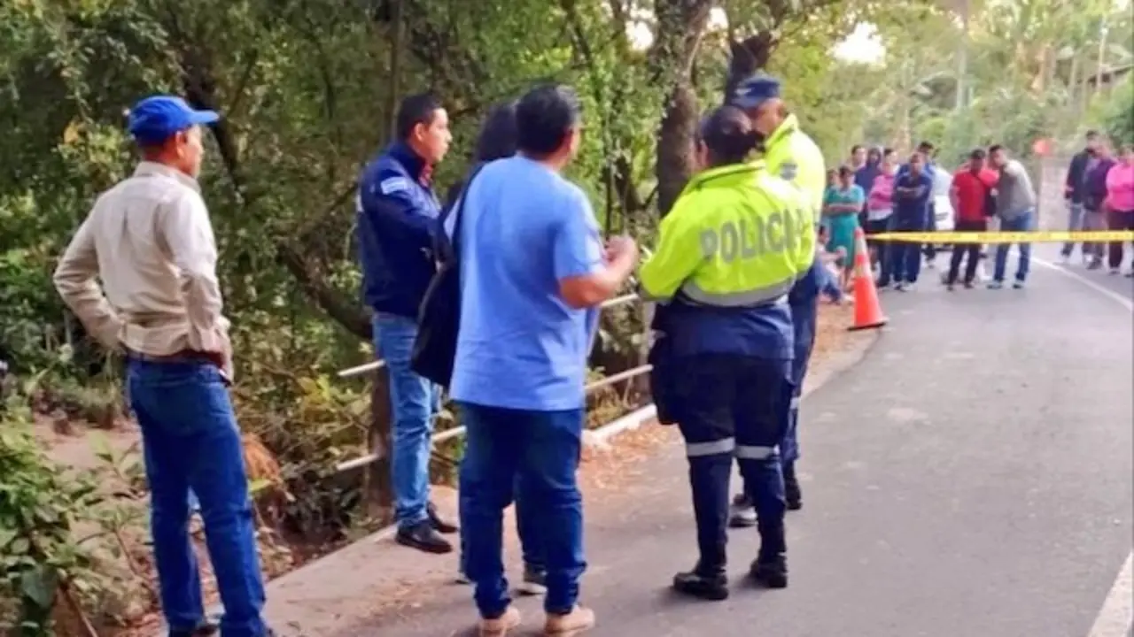 Motociclista fallecido San Pedro Perulapán, Cuscatlán, 26-01-2025