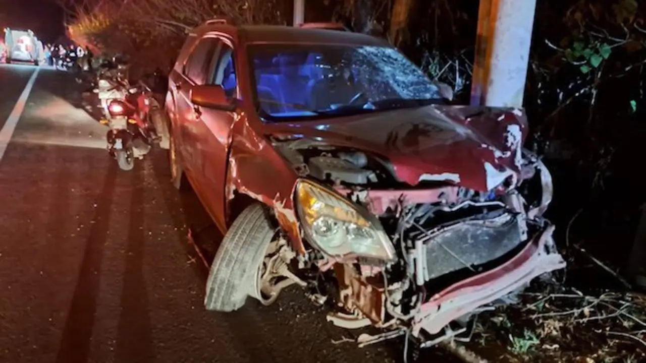 José Odair Barahona Cabezas, 32 años de edad, 129 grados de alcohol, conducción peligrosa