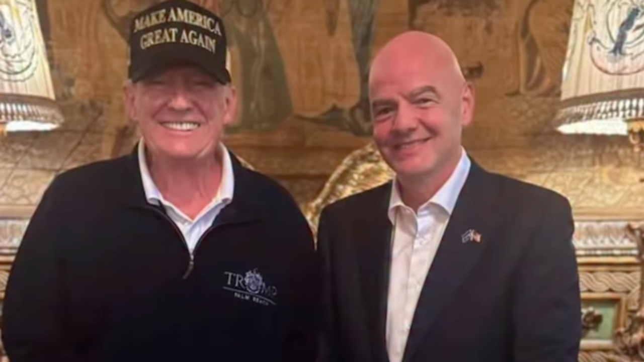 Donald Trump Gianni Infantino FIFA