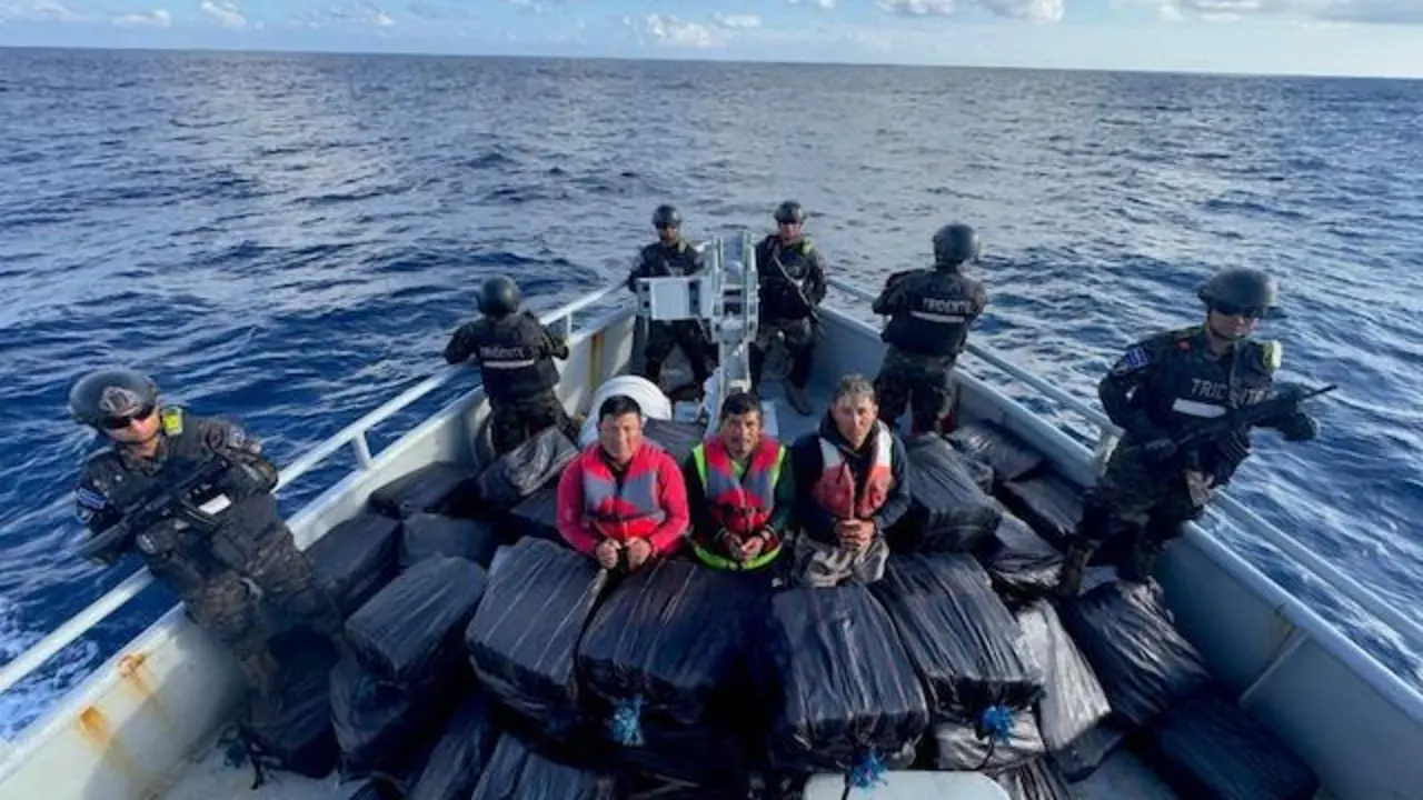 1.5 toneladas cocaína embarcación ecuatoriana, 11-03-2025