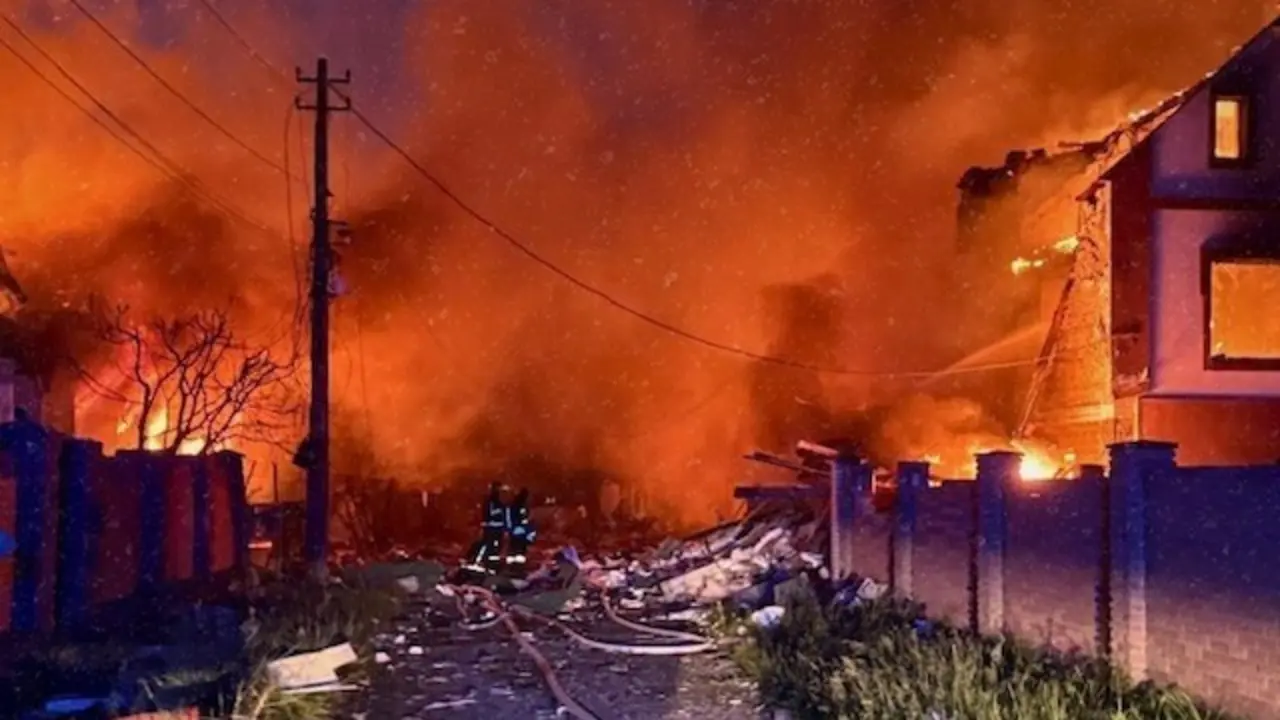 Ucrania bombardeada por drones rusos 25-05-2025 2