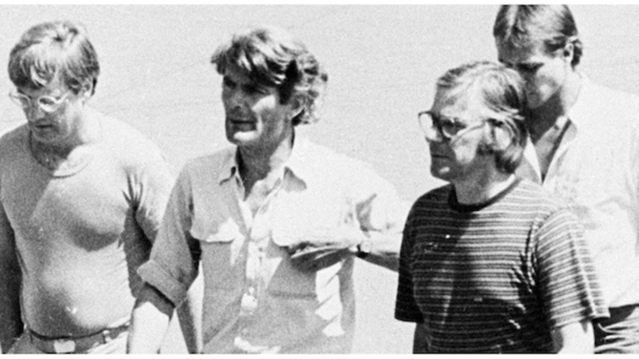 De izquierda a derecha, Jan Kuiper, Koos Koster, Hans ter Laag y Joop Willemsen