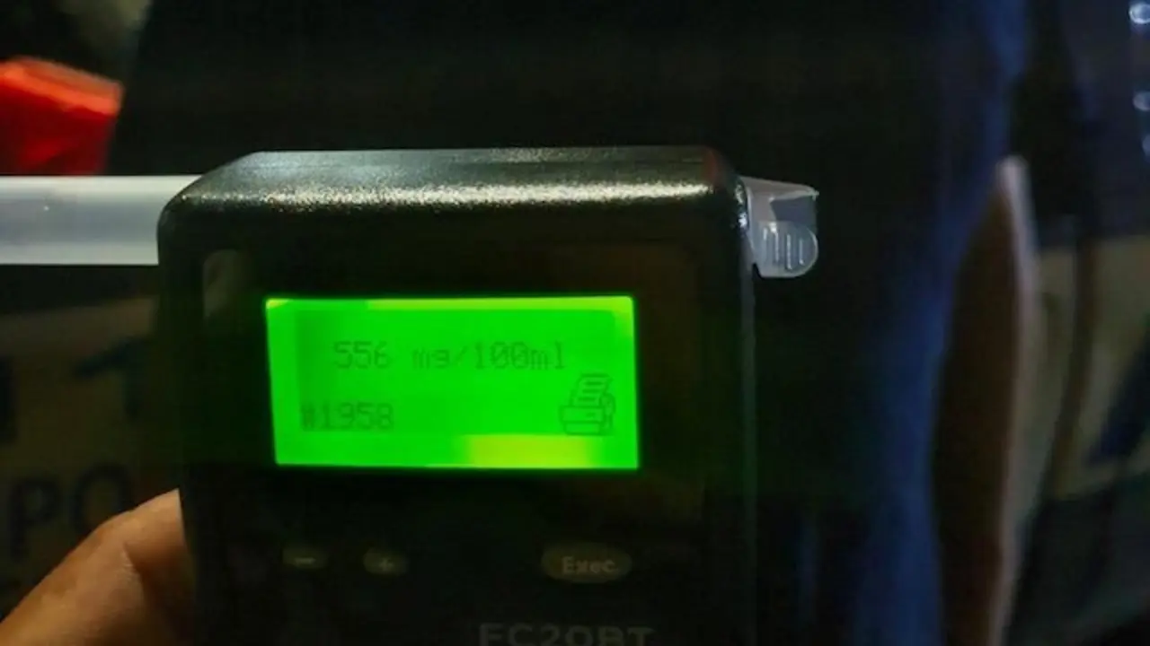 Javier Guzmán, conducción peligrosa, 556 grados