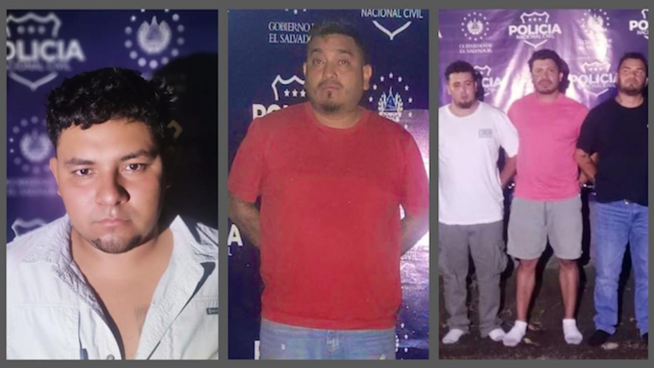 Capturados Sonsonate disparos vehículo 15-08-2025