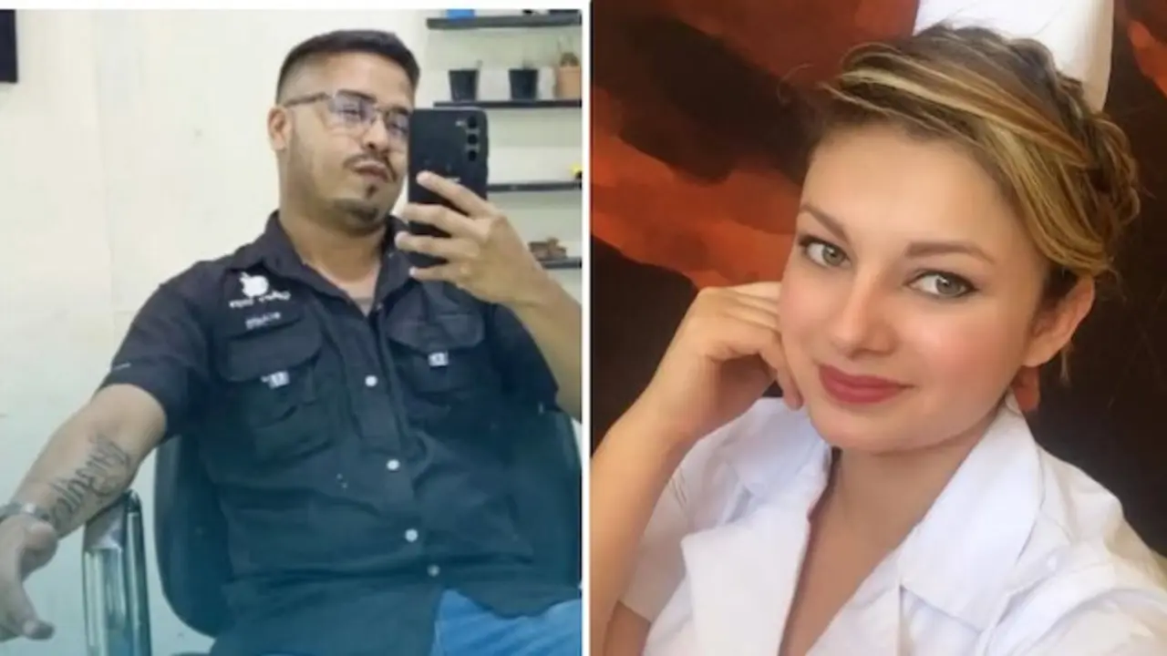 Carolina Sorto y asesino Víctor Ernesto Durán González