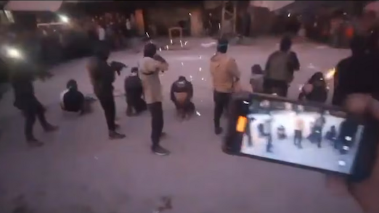 Ejecución a siete hombres por parte de Hamas, 14-10-2025