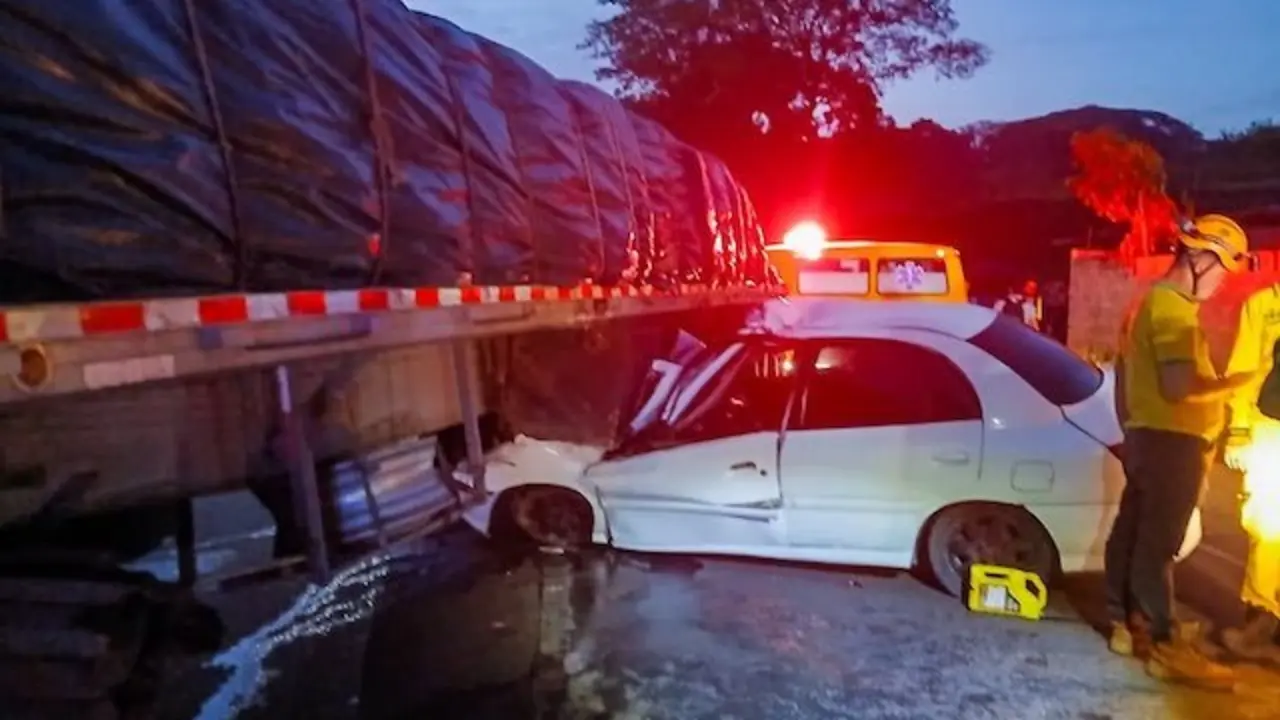 Conductor fallecido accidente Troncal del Norte, 15-10-2025