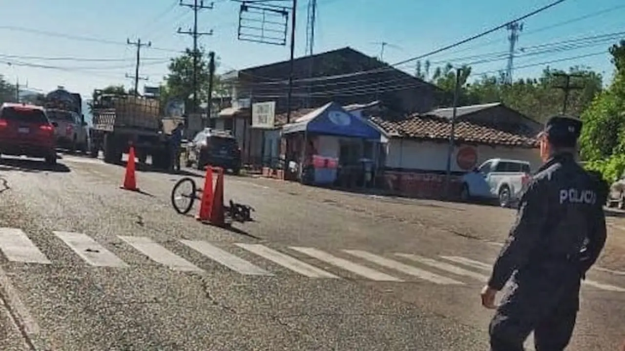 Ciclista fallecido kilómetro 159 carretera Panamericana, San Miguel, 30-12-2025