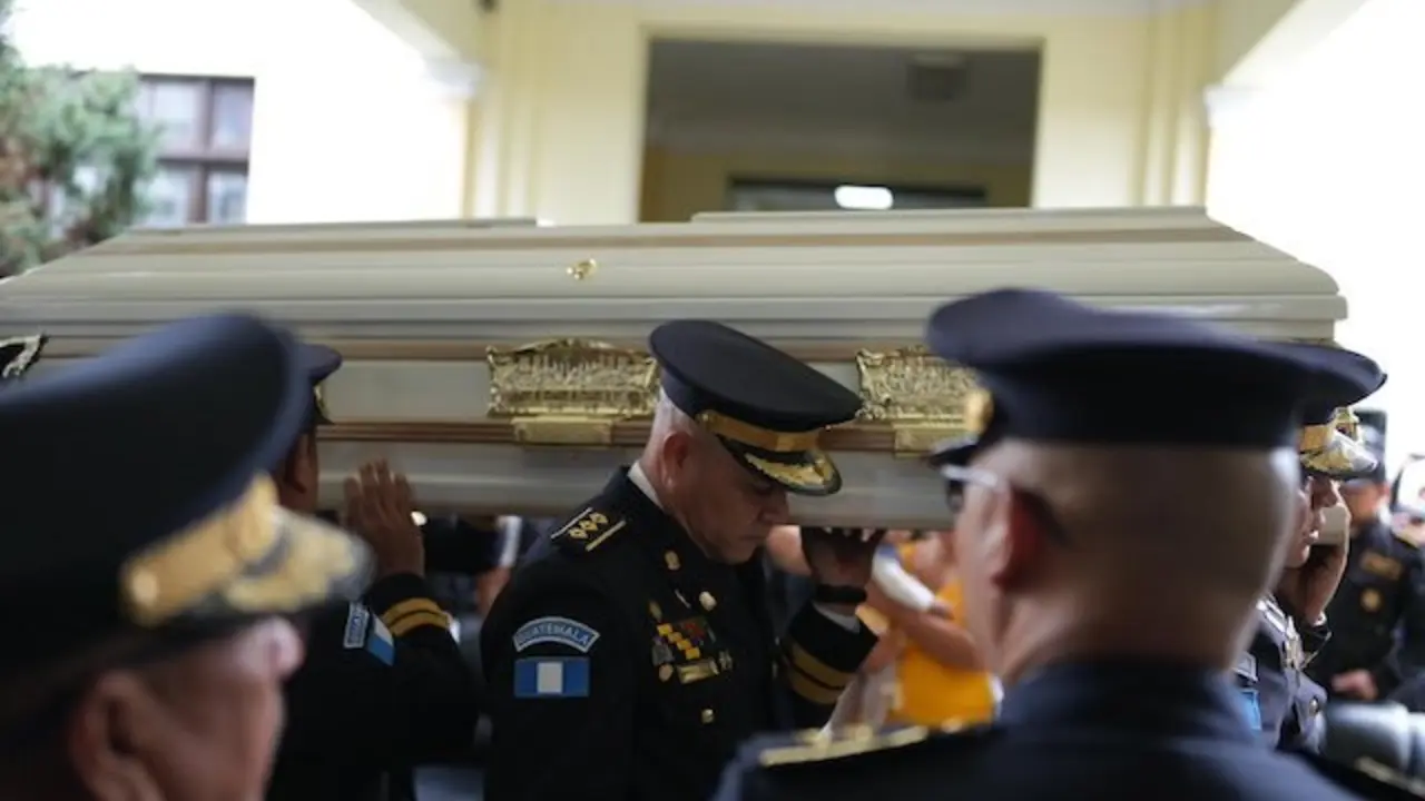 Agente fallecido PNC Guatemala Antonio Paredes Mayén