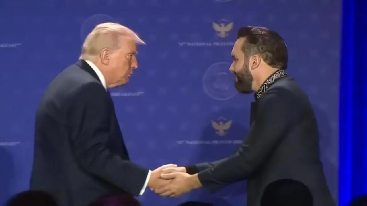 Nayib Bukele y Donald Trump