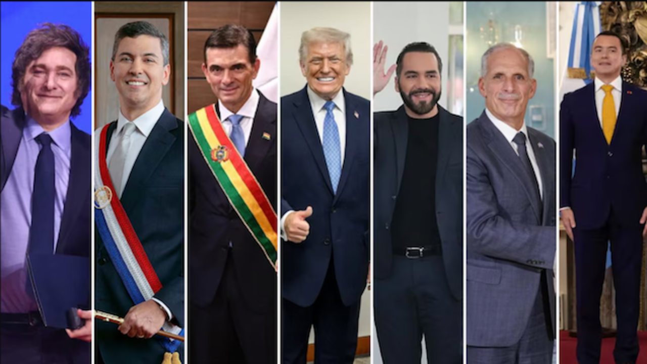 Trump y presidentes de Latinoamérica