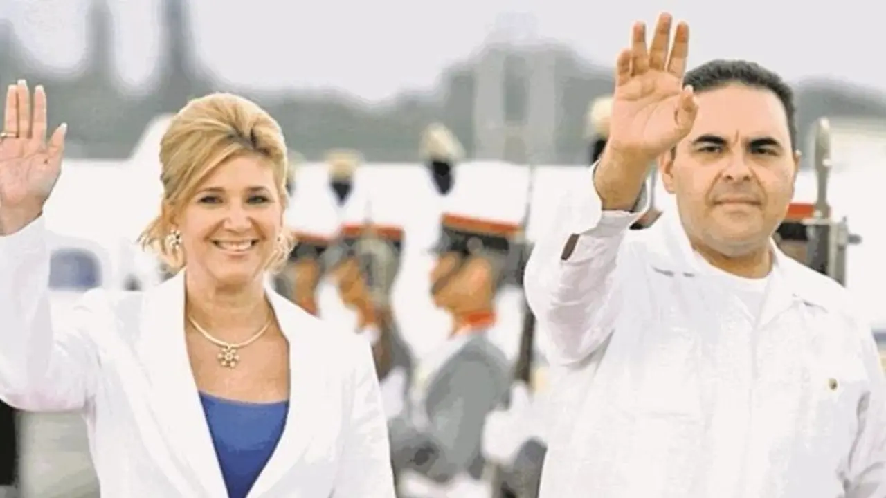 Antonio Saca y Ana Ligia Mixco Sol de Saca