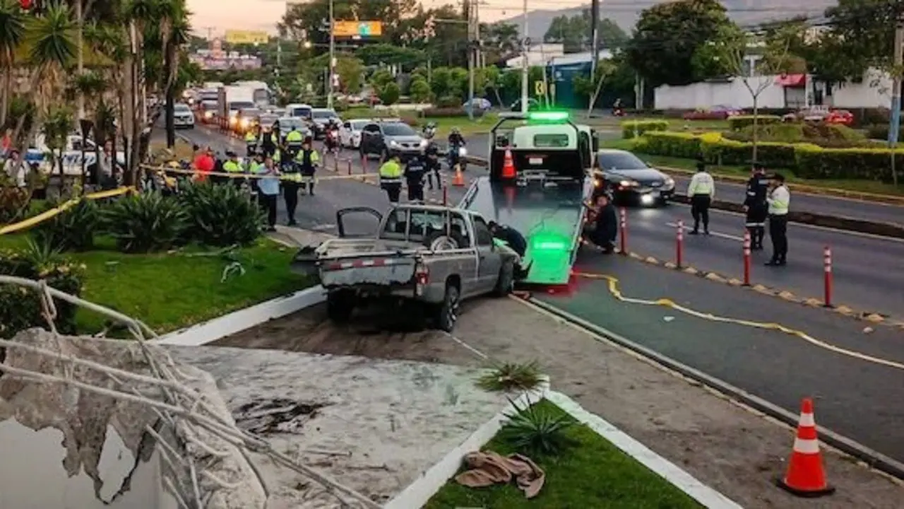 Accidente en bulevar de Los Próceres 13-03-2026