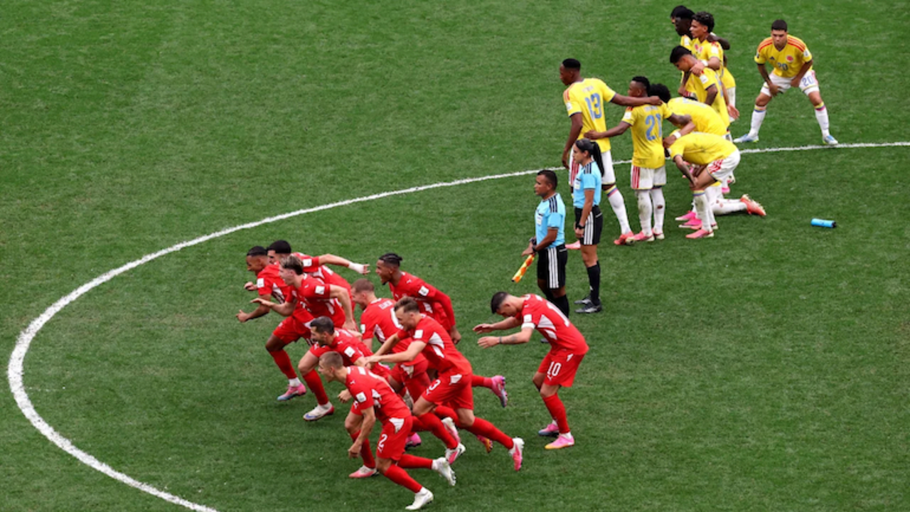 Suiza versus Colombia 07-07-2026
