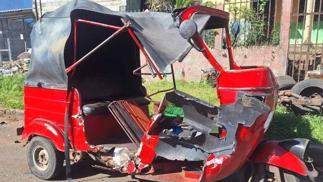 Muere conductor de mototaxi Santa Ana 22-07-2026