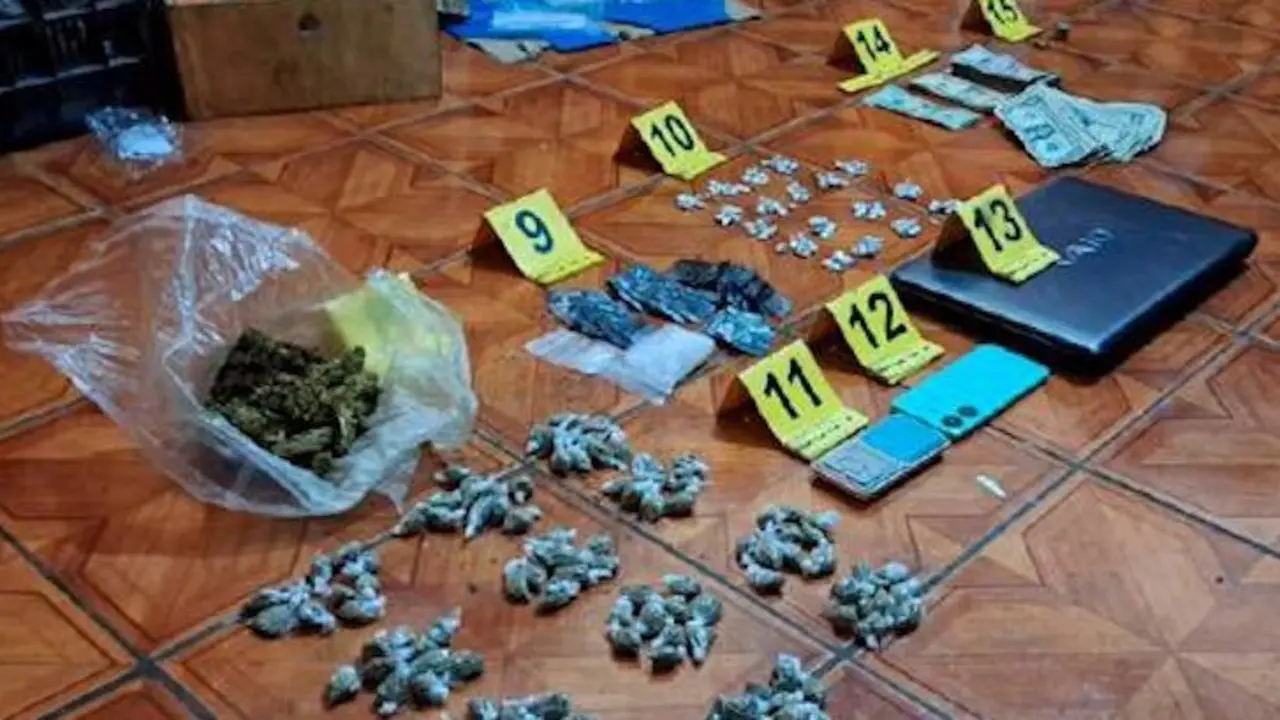 Detenidos con droga en Sacacoyo La Libertad