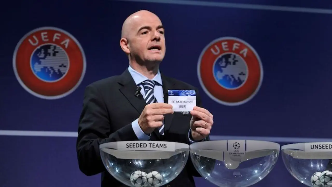 Gianni Infantino en la UEFA