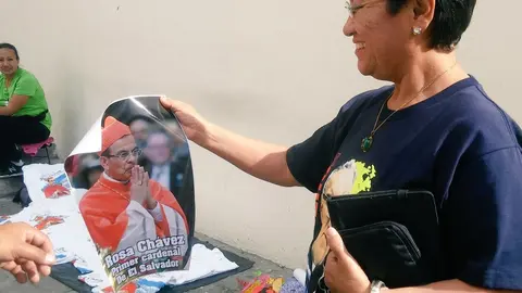En la cripta de catedral, donde el cardenal hará una parada previo a celebrar una misa. Foto: Diana Arias