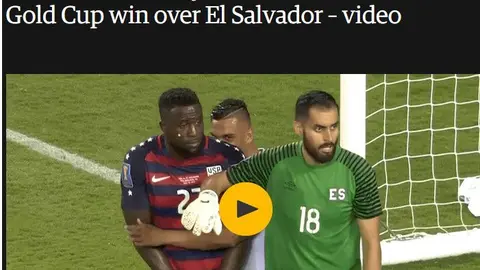 The Guardian de Inglaterra reproduce el video de la mordida que le dio Romero a Altidore.