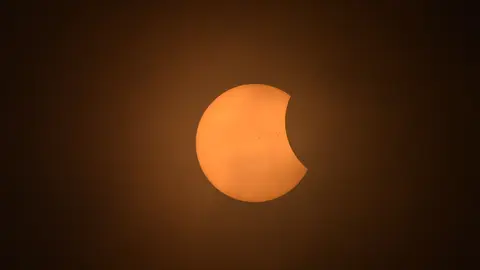 Una imagen captada desde Charleston, en Carolina del Sur.