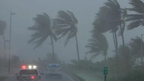 Los estragos en la isla San Martín.