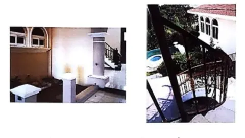 Pasamanos y barandales ahora son historia en la lujosa residencia.