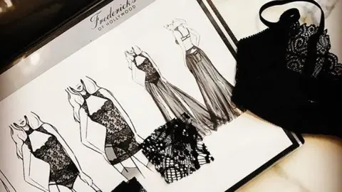 En febrero de este año, la actriz adelantó que ya trabajaba en el diseño junto a la casa Frederick's of Hollywood.