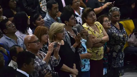 Muchos llegaron desde iglesias filiales del interior del país. Foto: Warner Velázquez