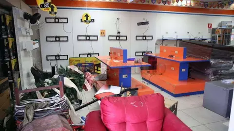 Algunos negocios en Tegucigalpa fueron saqueados, según El Heraldo.