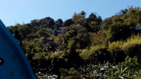 Este sería el punto desde donde atacaron a los agentes.