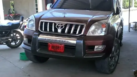 Este es el vehículo con placas hondureñas decomisado.