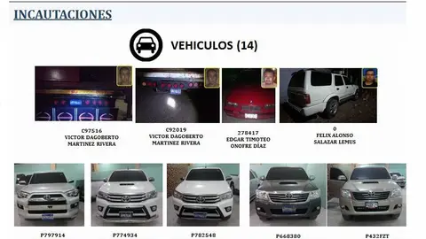 Isaac García y Francisco García tenían 10 vehículos registrados a su nombre.