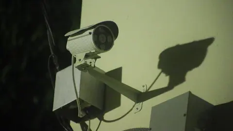 La vivienda tenía un sistema de videovigilancia.
