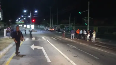 Las calles en las que se realizó el procedimiento fueron cerradas desde las 9 de la noche.