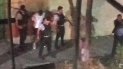 Los imputados por el caso también participaron en las escenas.