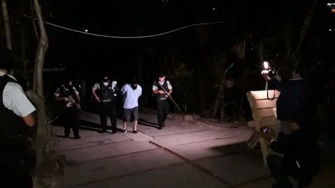 Los agentes que pertenecieron al GRP fueron trasladados a la zona donde estaba ubicada la sede policial de este grupo.